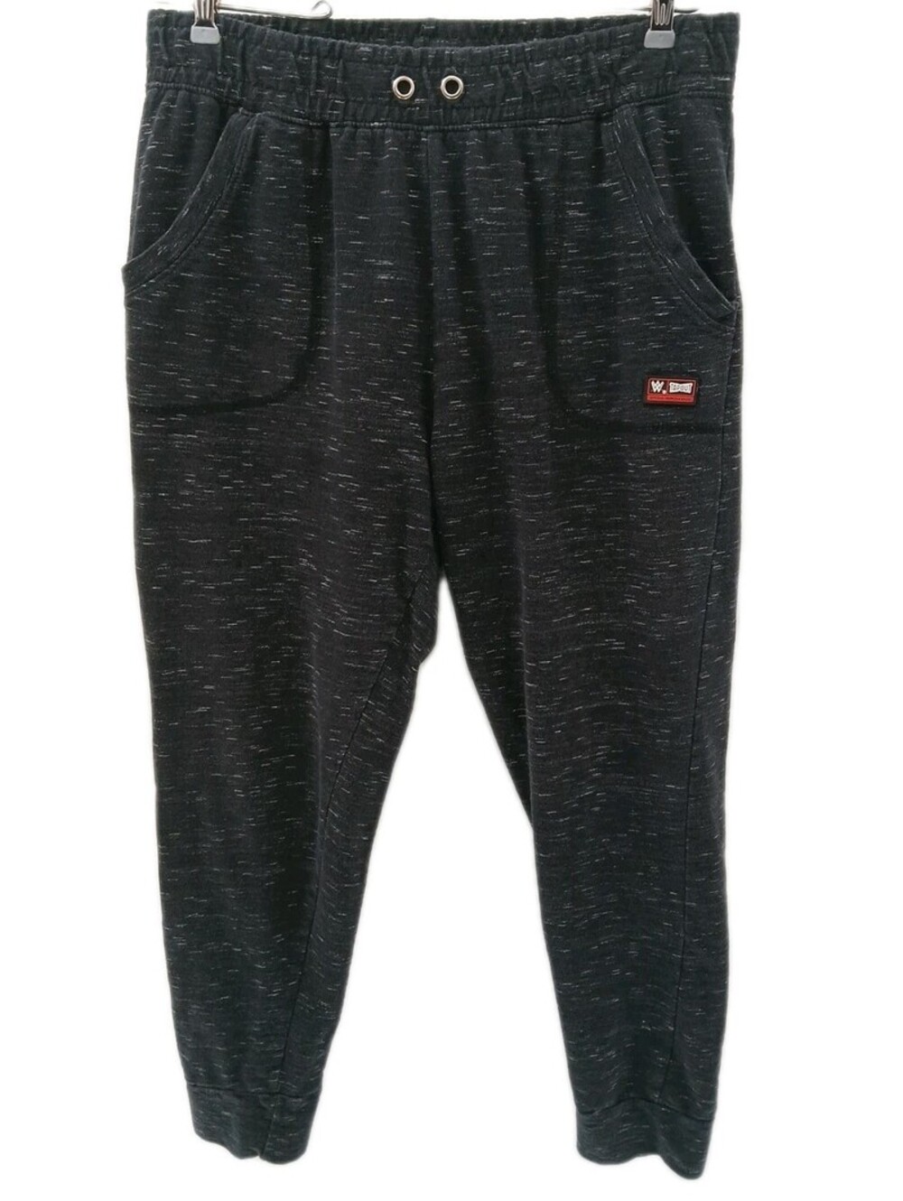 WWE Tapout Joggers Mens Large Black Tapered Casual Athletic Sweatpants Wrestling